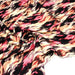 Tissu Viscose fluide motif IKAT rose, chocolat, écru - STANDARD 100 OEKO - TEX - TissusPapi.com