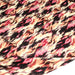Tissu Viscose fluide motif IKAT rose, chocolat, écru - STANDARD 100 OEKO - TEX - TissusPapi.com