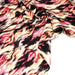 Tissu Viscose fluide motif IKAT rose, chocolat, écru - STANDARD 100 OEKO - TEX - TissusPapi.com