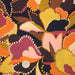 Tissu Viscose fluide BERNIE, floral rose, ocre, orange, chocolat, noir - STANDARD 100 OEKO - TEX - TissusPapi.com