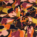 Tissu Viscose fluide BERNIE, floral rose, ocre, orange, chocolat, noir - STANDARD 100 OEKO - TEX - TissusPapi.com