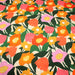 Tissu Viscose fluide BIGFLO, aux belles fleurs roses, rouges, oranges - STANDARD 100 OEKO - TEX - TissusPapi.com