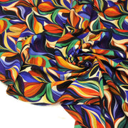 Tissu Viscose fluide ARTIA, floral moderne façon peinture à l'huile - STANDARD 100 OEKO - TEX - TissusPapi.com