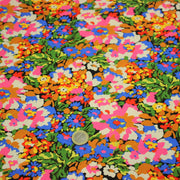 Tissu Viscose fluide SILENE, floral multicolore - STANDARD 100 OEKO - TEX - TissusPapi.com