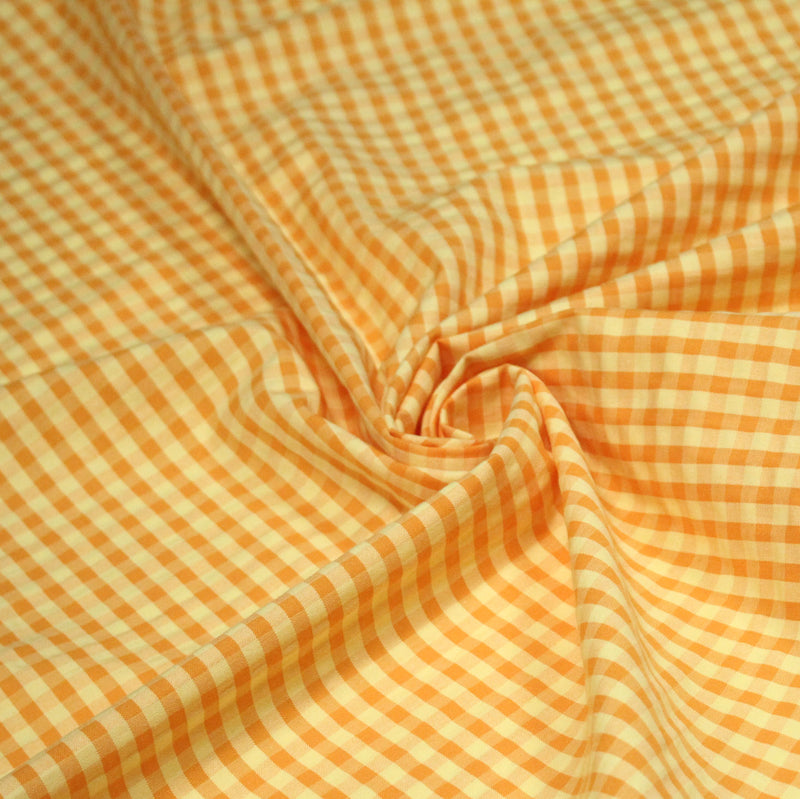 Tissu seersucker coton Vichy 5mm : nombreuses couleurs estivales et fluo ! - STANDARD 100 OEKO - TEX - TissusPapi.com