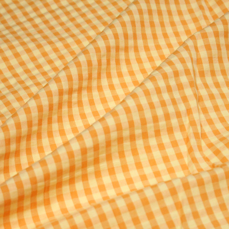 Tissu seersucker coton Vichy 5mm : nombreuses couleurs estivales et fluo ! - STANDARD 100 OEKO - TEX - TissusPapi.com