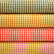 Tissu seersucker coton Vichy 5mm : nombreuses couleurs estivales et fluo ! - STANDARD 100 OEKO - TEX - TissusPapi.com