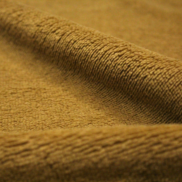 Tissu éponge de fibre de bambou qualité extra, Havane ocre - OEKO-TEX