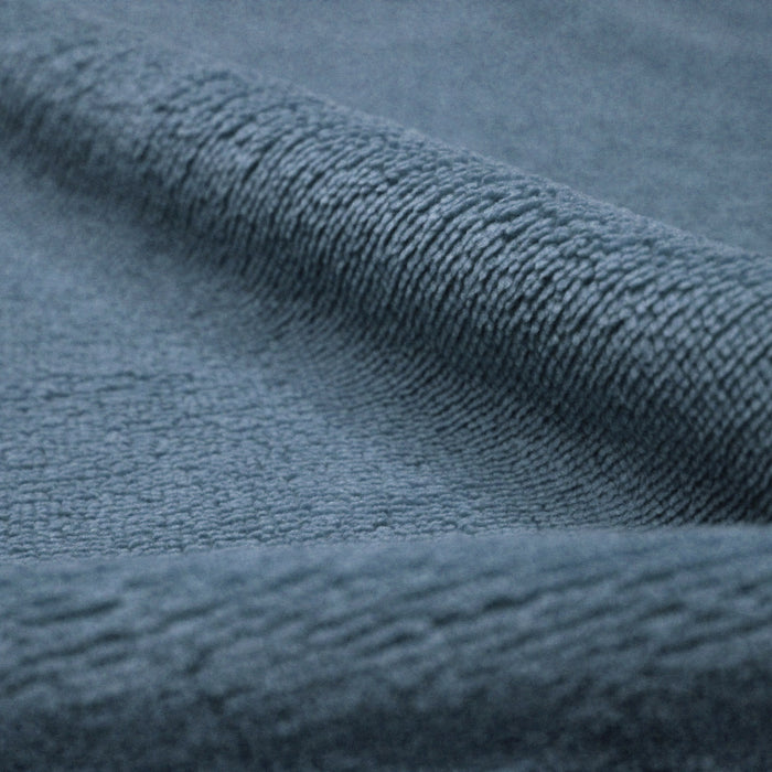 Tissu éponge de fibre de bambou qualité extra, bleu Pierre bleue - OEKO-TEX