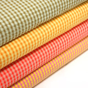 Tissu seersucker coton Vichy 5mm : nombreuses couleurs estivales et fluo ! - STANDARD 100 OEKO - TEX - TissusPapi.com