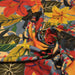 Tissu Viscose fluide MADIDI, aux fleurs de lys multicolores - STANDARD 100 OEKO - TEX - TissusPapi.com