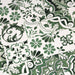 Tissu popeline de coton AZULEJOS aux carreaux de faïence vert sauge & blanc - tissuspapi