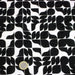 Tissu viscose fluide SEVENTIES, motif géométrique noir et blanc - STANDARD 100 OEKO - TEX - TissusPapi.com