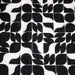 Tissu viscose fluide SEVENTIES, motif géométrique noir et blanc - STANDARD 100 OEKO - TEX - TissusPapi.com