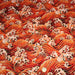 Tissu cotonnade motif japonais VAGUES HOKUSAI dorées, bleu ou rouge - COLLECTION JAPON DORÉ - TissusPapi.com
