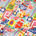 Tissu cotonnade Fleurs, feuilles et formes géométriques colorées - COLLECTION SICILIA - OEKO - TEX STANDARD 100 - TissusPapi.com
