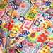 Tissu cotonnade Fleurs, feuilles et formes géométriques colorées - COLLECTION SICILIA - OEKO - TEX STANDARD 100 - TissusPapi.com