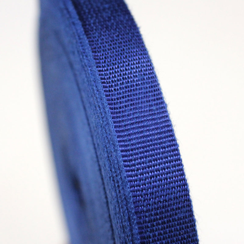Ruban gros grain bleu roi 14mm - Galette de 50 mètres - Fabrication française - TissusPapi.com