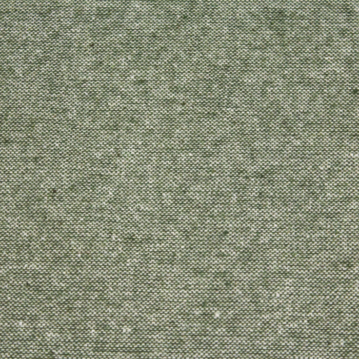 Tissu lainage caviar vert et écru - Fabrication italienne