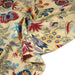Tissu coton fin imprimé INDIENNES, jaune aux fleurs et motifs indiens multicolores - TissusPapi.com