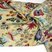 Tissu coton fin imprimé INDIENNES, jaune aux fleurs et motifs indiens multicolores - TissusPapi.com