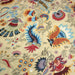 Tissu coton fin imprimé INDIENNES, jaune aux fleurs et motifs indiens multicolores - TissusPapi.com