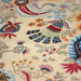 Tissu coton fin imprimé INDIENNES, jaune aux fleurs et motifs indiens multicolores - TissusPapi.com