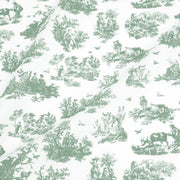 Tissu cotonnade Toile de Jouy OBER blanc : nombreuses couleurs - OEKO - TEX - TissusPapi.com