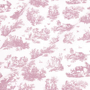 Tissu cotonnade Toile de Jouy OBER blanc : nombreuses couleurs - OEKO-TEX - TissusPapi.com