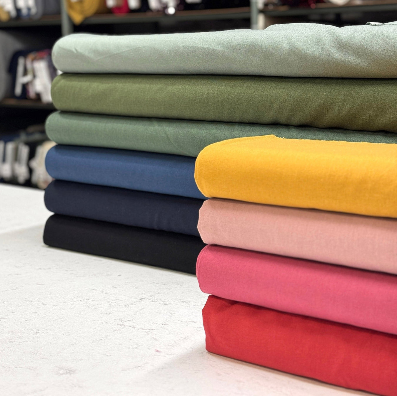 Tissu LIN VISCOSE habillement : nombreuses couleurs ! - TissusPapi.com