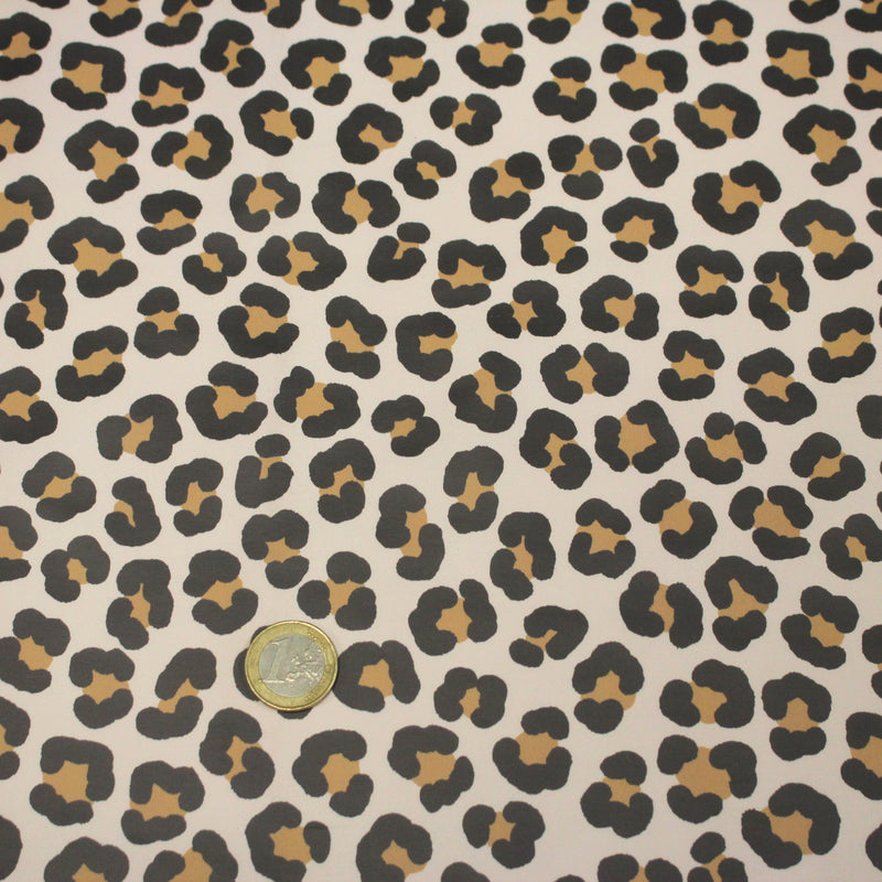Tissu habillement imperméable, imprimé motif LEOPARD - TissusPapi.com