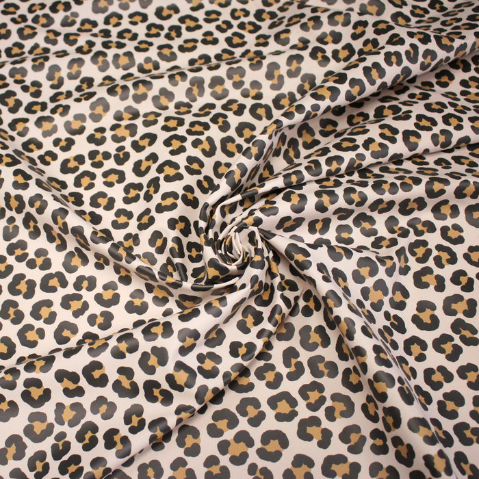 Tissu habillement imperméable, imprimé motif LEOPARD