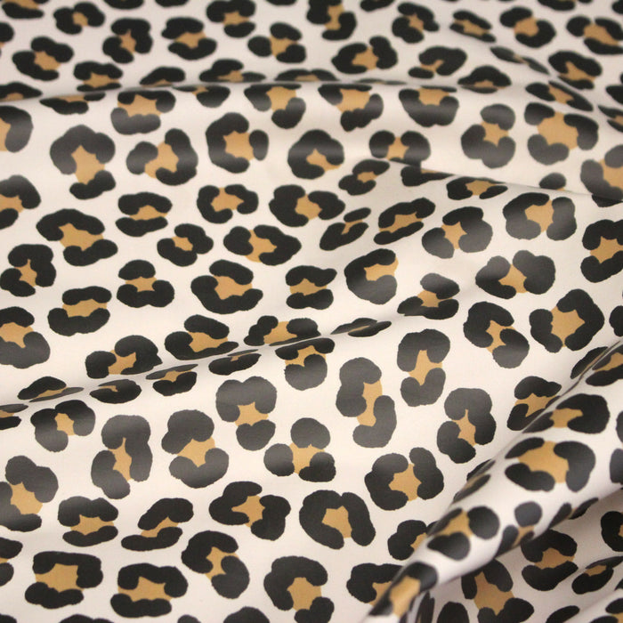 Tissu habillement imperméable, imprimé motif LEOPARD
