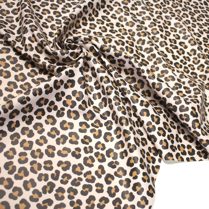 Tissu habillement imperméable, imprimé motif LEOPARD