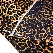 Tissu habillement satin velours, imprimé motif LEOPARD - TissusPapi.com