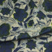 Tissu coton fin imprimé INDIENNES, faux uni vert pâle, fleurs et feuilles bleu indigo et vert anglais - STANDARD 100 OEKO - TEX - TissusPapi.com