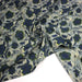 Tissu coton fin imprimé INDIENNES, faux uni vert pâle, fleurs et feuilles bleu indigo et vert anglais - STANDARD 100 OEKO - TEX - TissusPapi.com
