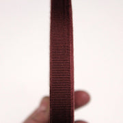 Ruban gros grain rouge bordeaux 12mm - Galette de 50 mètres - Fabrication française - TissusPapi.com