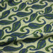 Tissu coton fin imprimé INDIENNES, vert pâle aux feuilles bleues et vertes - STANDARD 100 OEKO - TEX - TissusPapi.com
