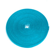 Ruban gros grain bleu turquoise 12mm - Galette de 50 mètres - Fabrication française - TissusPapi.com