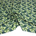 Tissu coton fin imprimé INDIENNES, vert pâle aux feuilles bleues et vertes - STANDARD 100 OEKO - TEX - TissusPapi.com