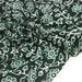 Tissu coton fin imprimé INDIENNES, vert bouteille aux fleurs et feuilles vertes et blanches - STANDARD 100 OEKO - TEX - TissusPapi.com