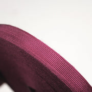 Ruban gros grain rose byzantin 12mm - Galette de 50 mètres - Fabrication française - TissusPapi.com