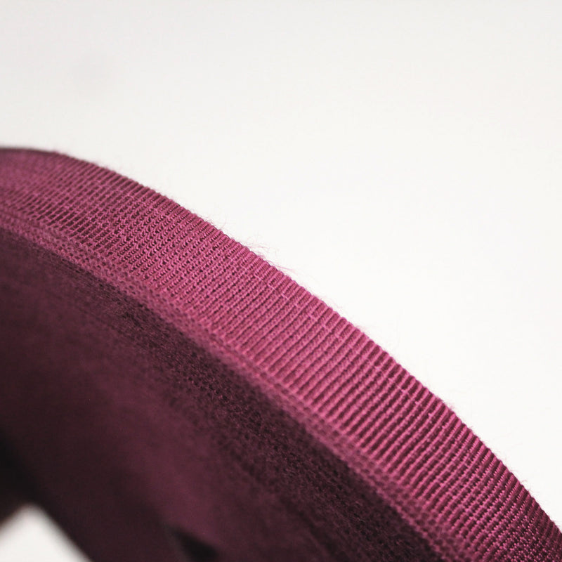 Ruban gros grain rose byzantin 12mm - Galette de 50 mètres - Fabrication française - TissusPapi.com