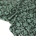Tissu coton fin imprimé INDIENNES, vert bouteille aux fleurs et feuilles vertes et blanches - STANDARD 100 OEKO - TEX - TissusPapi.com