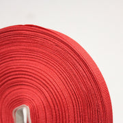Ruban gros grain rouge 10mm - Galette de 50 mètres - Fabrication française - TissusPapi.com