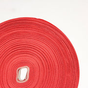 Ruban gros grain rouge 10mm - Galette de 50 mètres - Fabrication française - TissusPapi.com