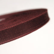 Ruban gros grain rouge bordeaux 12mm - Galette de 50 mètres - Fabrication française - TissusPapi.com