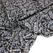 Tissu coton fin imprimé INDIENNES, bleu marine aux fleurs traditionnelles bleues et écrues - STANDARD 100 OEKO - TEX - TissusPapi.com