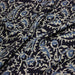 Tissu coton fin imprimé INDIENNES, bleu marine aux fleurs traditionnelles bleues et écrues - STANDARD 100 OEKO - TEX - TissusPapi.com